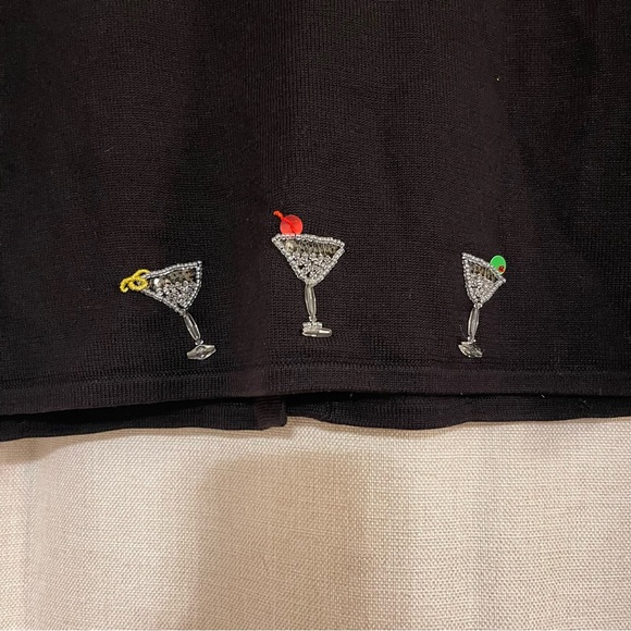 Michael Simon Martini Glass Silk Sweater RARE - Picture 6 of 7